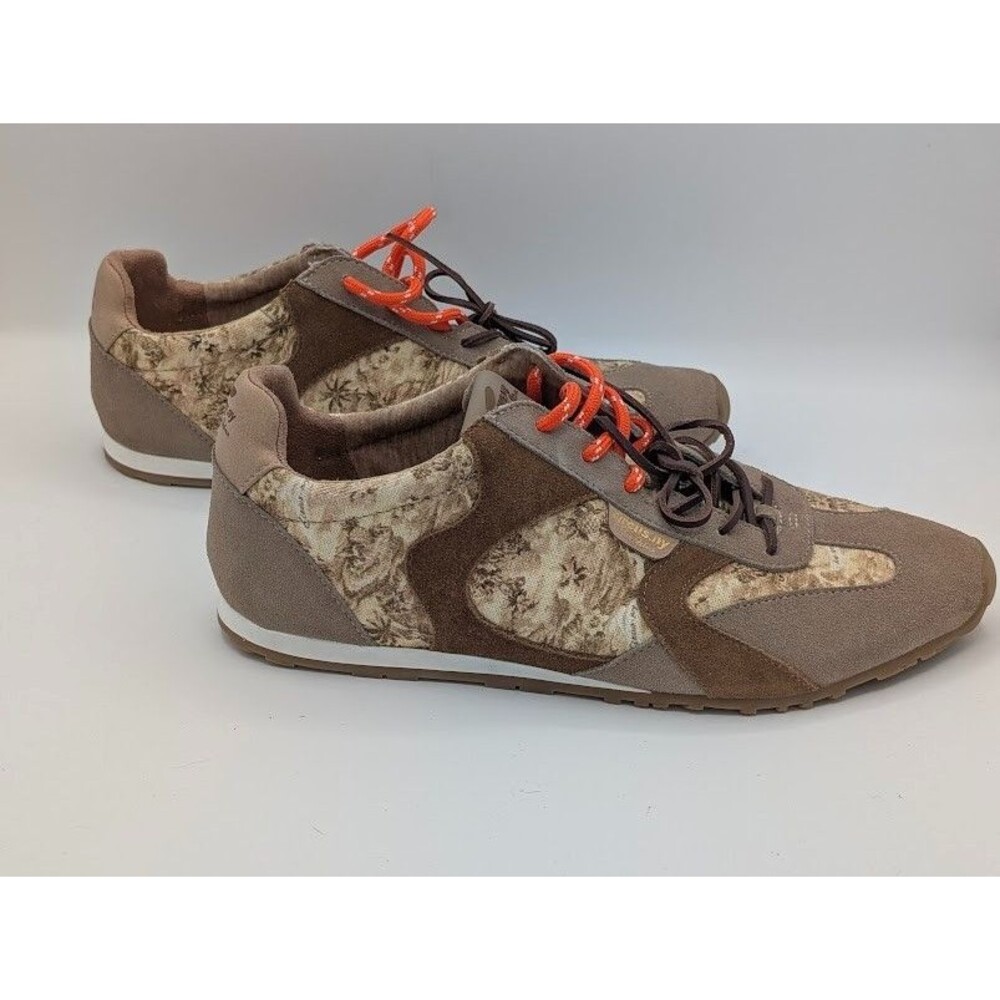 Circus by Sam Edelman Nash Lace Up Sneakers Womens 12 Brown Camo NWOT